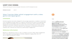 Desktop Screenshot of affectivegaming.info